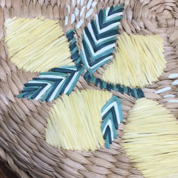 J. Jill straw lemon Tote Bag Purse - Picture 6 of 10